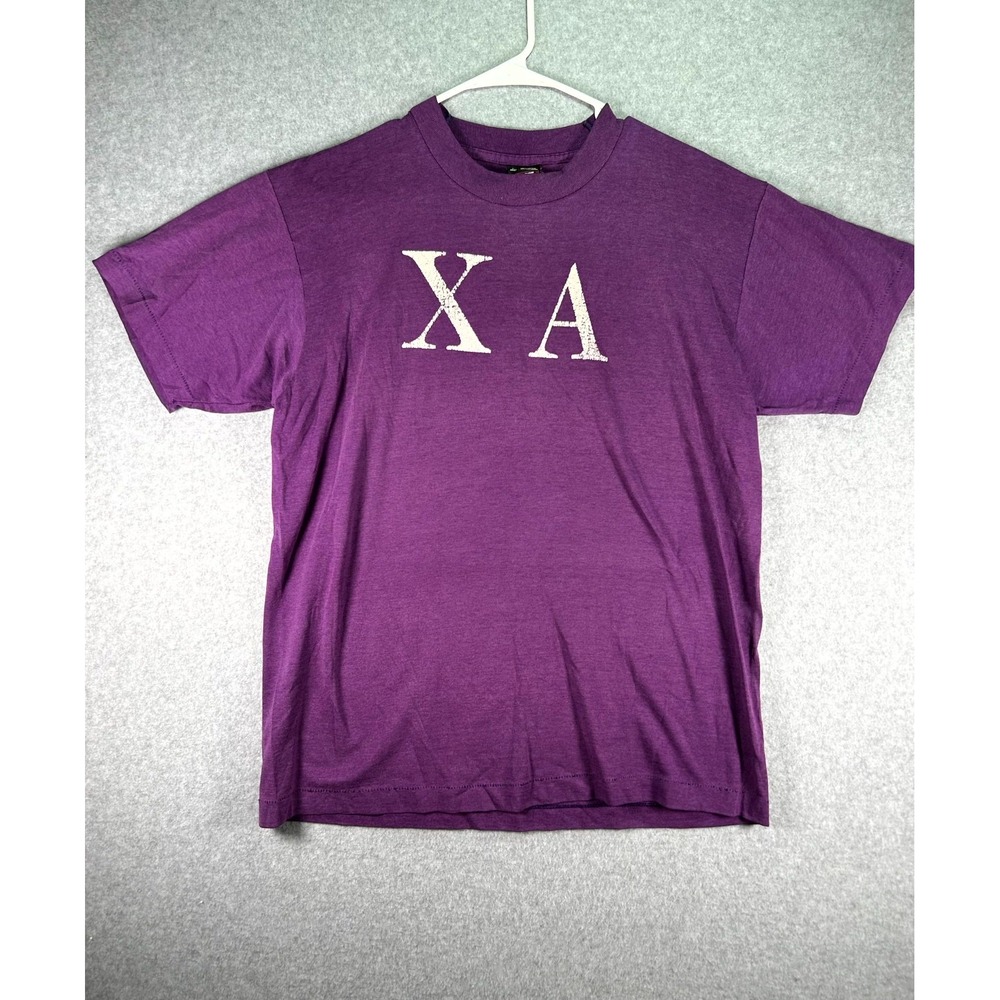 Vintage Fruit Of The Loom Best T Shirt Unisex L Purple Campus Christian Outreach